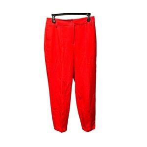 Open Edit High Waisted Red Trousers Small